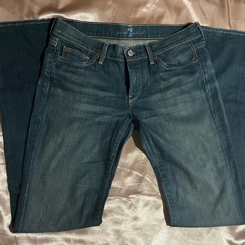 7 For All Mankind *vintage* dark blue, bootcut jeans 💙💙 good condition!!